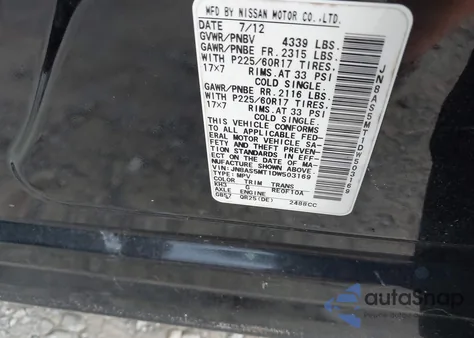 2013 Nissan Rogue Sv from USA, damaged, VIN JN8AS5MT1DW503169